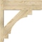 Ekena Millwork Merced Block Rough Sawn Outlooker, Douglas Fir, 8"W x 26"D x 26"H OUT08X26X26MRC05RDF - alternate 3